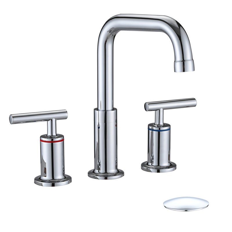 Robinet de salle de bain avec bonde, Chrome