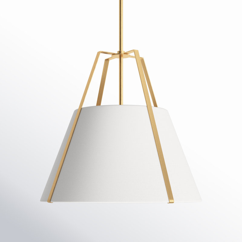 Altman 3 - Light Shaded Pendant, Antique Gold