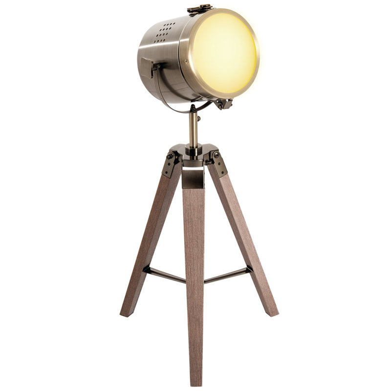 Interlachen Solid Wood Tripod Lamp
