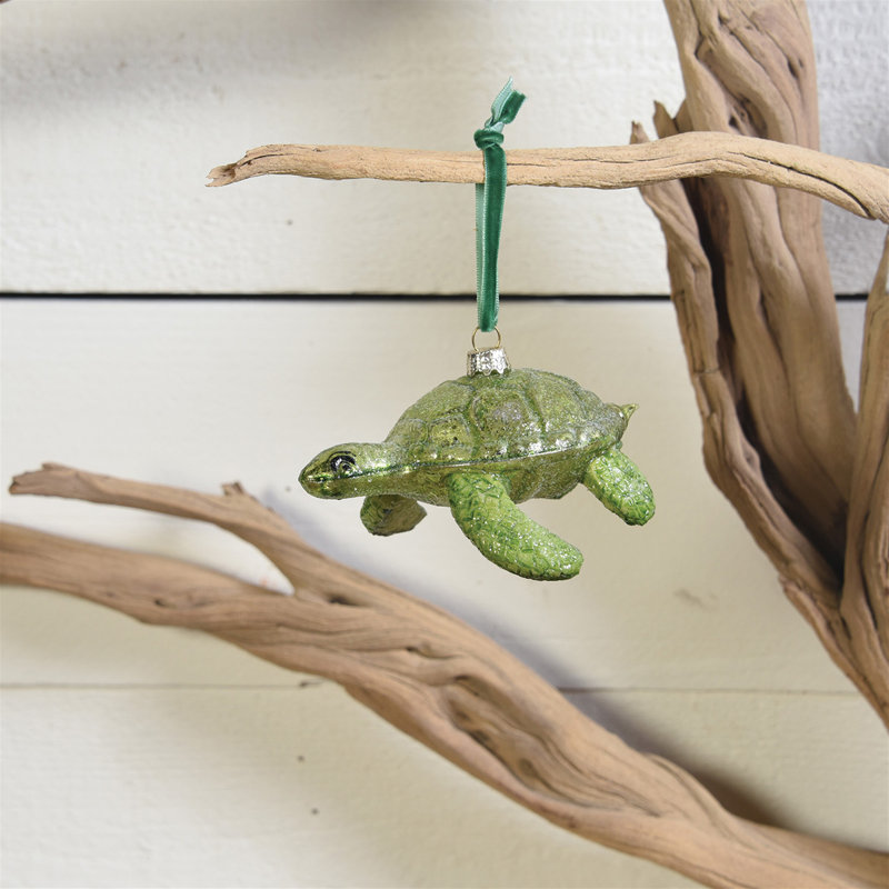 Ornement figurine suspendu sea turtle