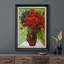 Célèbre œuvre d'art, "Coquelicots et marguerites rouges" par l'artiste maître Vincent Van Gogh, "Nature sauvage", impression sur papier-91356250-91356251