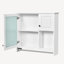 Armoire à pharmacie murale 30 po avec miroir et 2 tablettes