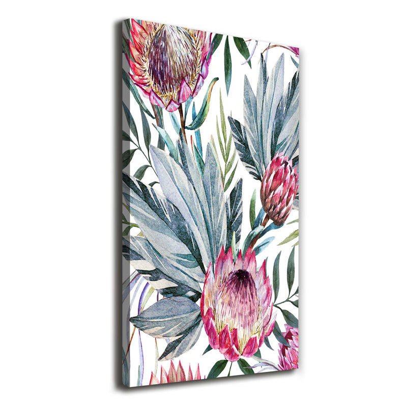 Protea - Wrapped Canvas Print
