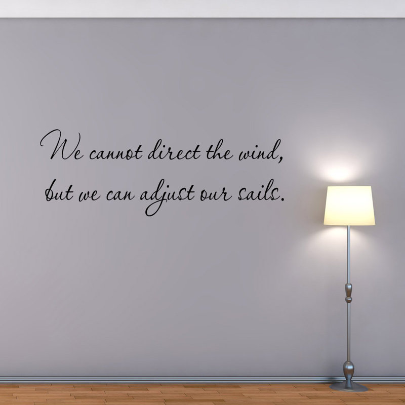 Nous ne pouvons pas diriger le vent, mais nous pouvons ajuster notre cadre de ventes mural Dowlen, 9 x 22