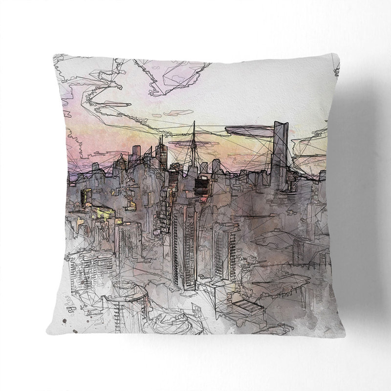 Square Cushion, 55cm H x 55cm W x 20cm D, Black