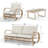 4 - Person Patio Conversation Set with Cushions