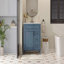 Meuble-lavabo de salle de bain avec lavabo en céramique, petit meuble-lavabo moderne, 2 tiroirs, tablette réglable-2117380418