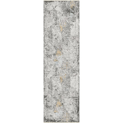 Tapis abstrait gris