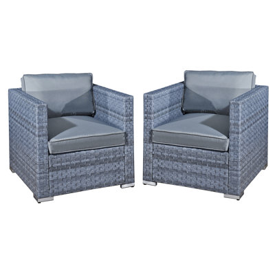 Malta Rattan 2 Seat Twin Chair Set