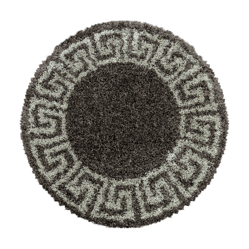 Crelake Shag Area Rug, Round 200cm