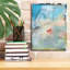 «Blue Fade No. 2» par Jan Weiss, art mural sur toile-1394264674