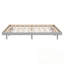 Base de lit plateforme grand avec pieds robustes
