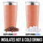 Gobelet en acier inoxydable 20 oz avec couvercle et paille Zulay Kitchen-115242854