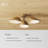 Three Lamp Modern Retro Light