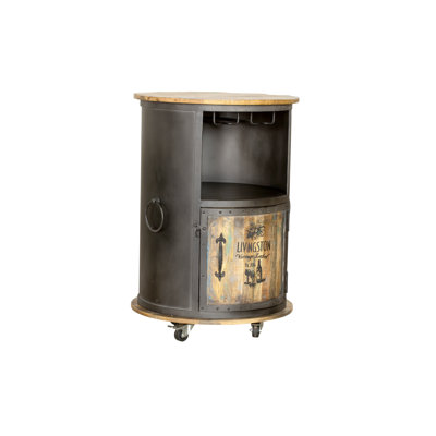 Barschrank Cuscute mit Weinregal