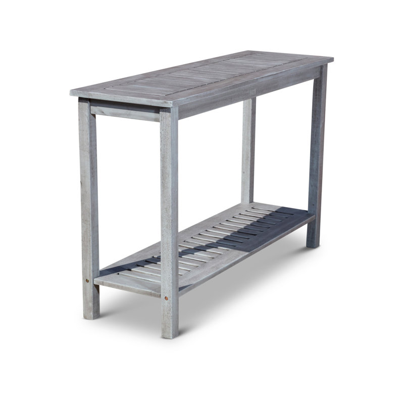 Versatile Eucalyptus Console Table For Outdoor Entertaining And Stylish Spaces