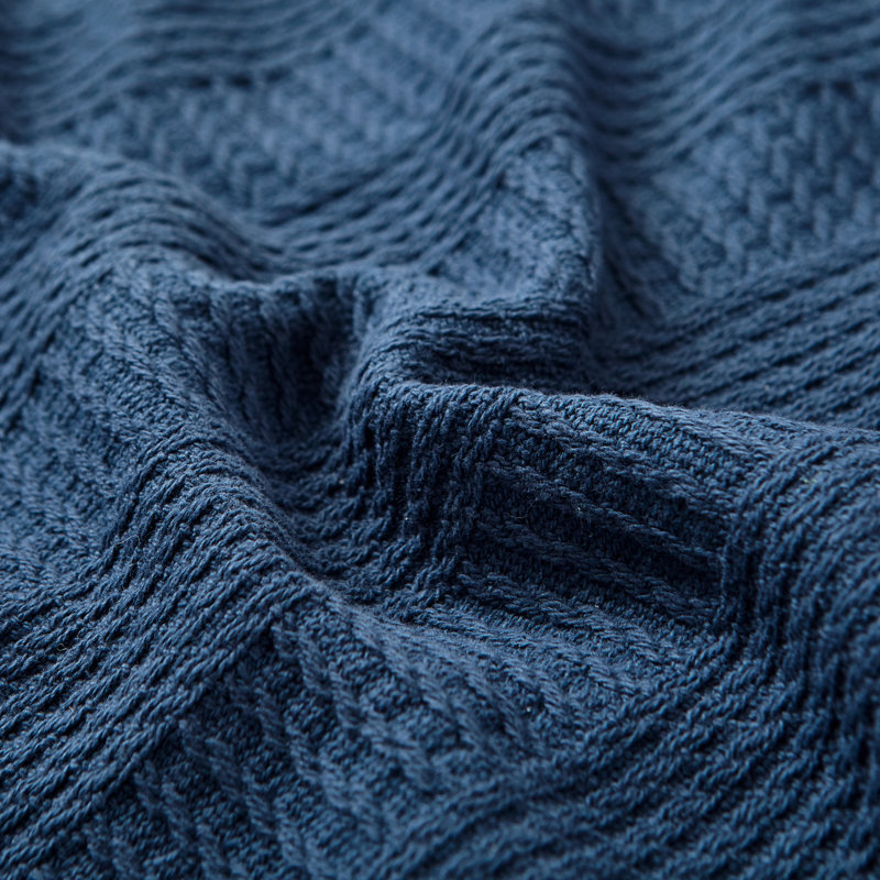 Couverture en coton Nautica, Grand lit, Marine