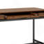 Bureau Mid-Century Banting - brun selle moyen-1048512505