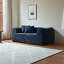 Canapé en tissu de velours 2 places moderne et peu encombrant avec coussins, idéal pour les petits espaces de vie et les bureaux, avec un design doux et compressé-1664870899