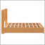 Structure de lit plateforme en bois massif avec tête de lit, aucun sommier nécessaire, lit sur pied, assemblage facile, grand lit, naturel-129230721-129230723