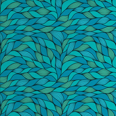 Tissu Wave Marine