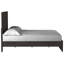 Grand lit avec tête de lit Cyme, noir anthracite minimaliste-118778034