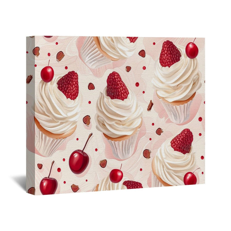 Décoration murale Cupcakes, H 12 po x l 18 po