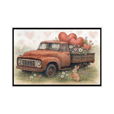 Heartfelt Haul 1 Piece Wall Art on Canvas
