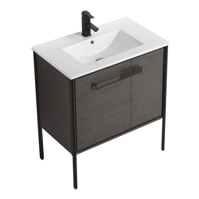 Meuble-lavabo simple 30 po
