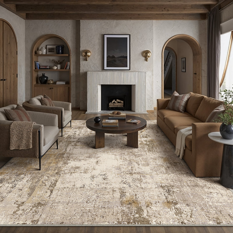 Ahmaad Abstract Area Rug, Rectangle 244 x 305 cm