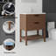 Meuble-lavabo autoportant de 24 po avec lavabo et tiroir à fermeture en douceur pour petites salles de bain-133397043-133397045