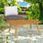 Roma 2Pc Modular Outdoor And Table Set, Solid Wood, Gray, White