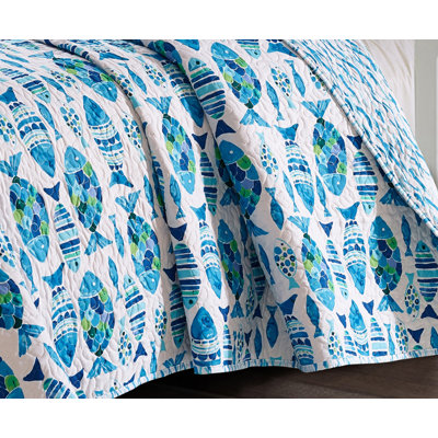Carraway Polyester Floral Quilt