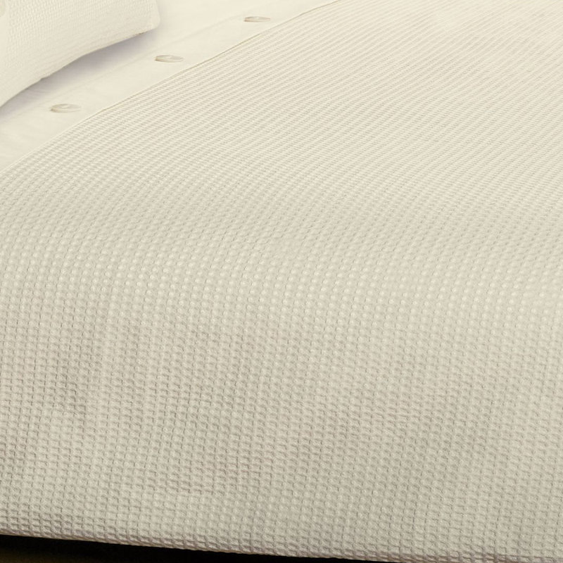 Amrah Polyester Solid Colour Duvet Cover Set, Superking Duvet Cover Set, Beige