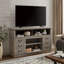 Meuble télé traditionnel pour téléviseur de 65 po ou moins avec espace de rangement ouvert et fermé-451946240