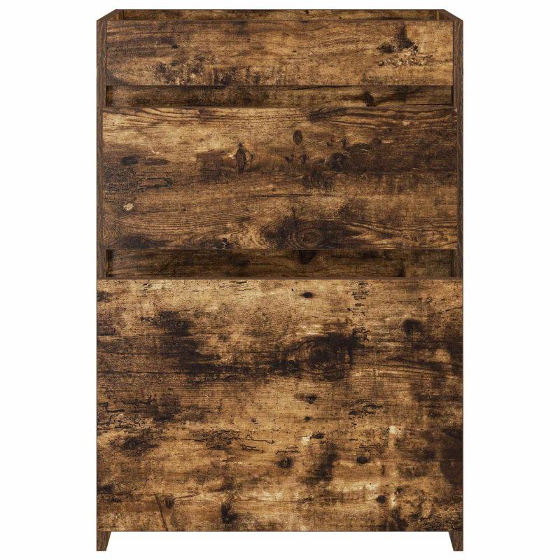 56cm Bathroom Vanity Base Only, Smoked Oak