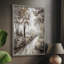 Into the Woods, reproduction encadrée - bois massif 48028-2146515496