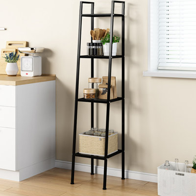 148cm H x 35cm W Iron Bookcase