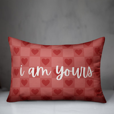 No Pattern And Not Solid Color Reversible Throw Pillow