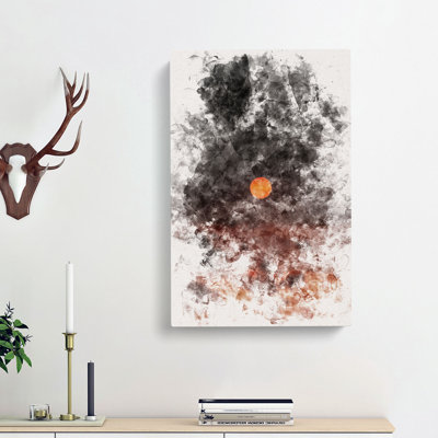 Sunset On Fire - Wrapped Canvas