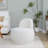 Alara Side Chair with Sherpa Fabric-122622445