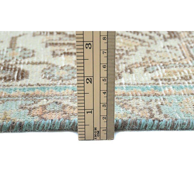 Tapis oriental traditionnel pêche 8X11 One-of-a-Kind