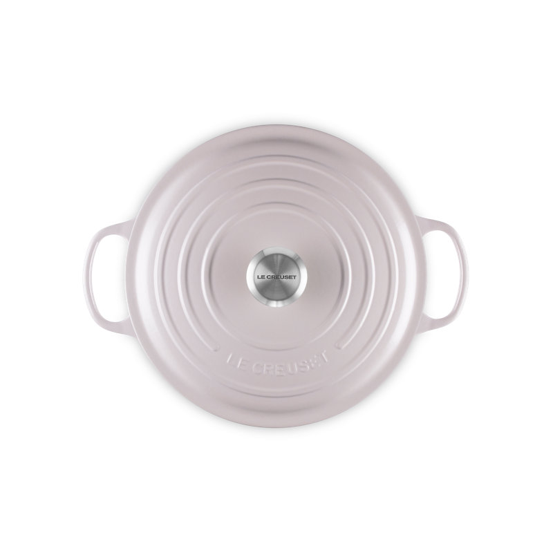 Le Creuset Enameled Cast Iron Oval Dutch Oven with Lid, 7.25 quarts, Shallot
