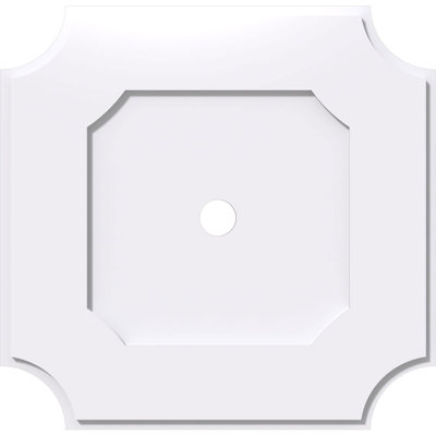 Médaillon de plafond contemporain en PVC de qualité architecturale Locke