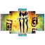 Africa Women Dancing - 5 Piece No Frame Set on Canvas