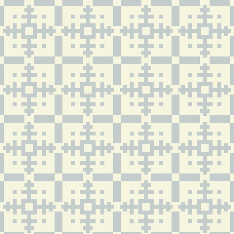 Piazza - Wallpaper, Non-Pasted, Pale Mineral Blue, Faux Grasscloth