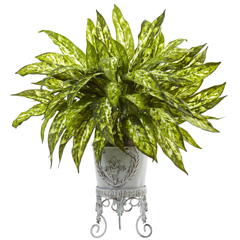 Plante à feuillage artificiel 15 po en pot