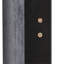Grand lit tapissier en velours gris