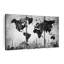«Charcoal Black World Map», reproduction sur toile-1323197083
