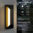 Modern Black Iron LED Outdoor Wall Sconce-528659456